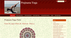 Desktop Screenshot of prajnana-yoga.com